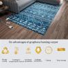Heated Area Rug, Heating Floor Mat Large, Adjustable Temperature, Fast Heating, Floor Heater Electric Mat with Timer for Living Room, Bedroom(A,140CM*200CM/55.1 * 78.7in) view 2