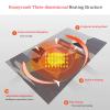 Heated Area Rug, Heating Floor Mat Large, Adjustable Temperature, Fast Heating, Floor Heater Electric Mat with Timer for Living Room, Bedroom(A,140CM*200CM/55.1 * 78.7in) view 3