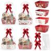 OSNIE Religious Jesus Basket Gifts Empty with Cellophane Basket Bags and Ribbons Bows, 24 Sets Inspirational Religious Cardboard Gift Basket Kit to Fill for Christmas Festival Holiday Party Supplies view 1