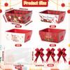 OSNIE Religious Jesus Basket Gifts Empty with Cellophane Basket Bags and Ribbons Bows, 24 Sets Inspirational Religious Cardboard Gift Basket Kit to Fill for Christmas Festival Holiday Party Supplies view 2