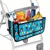 Rnyleeg Dogs Walker Accessories for Folding Walkers Blue Walker Basket with Cup Holder Big Capacity Basket for Walkers for Seniors Detachable view 1