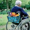 Rnyleeg Dogs Walker Accessories for Folding Walkers Blue Walker Basket with Cup Holder Big Capacity Basket for Walkers for Seniors Detachable view 4