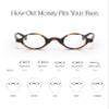 eyebobs - Old Money | Premium Reading Glasses for Men and Women | Oval Frame for Narrow Faces, Vanilla Chop, 2.25 view 4