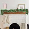 270cm Christmas Vines Wreath for Hanging Above The Door Stairway Hanging Decoration for Commercial and Hotel Courtyard Scene Arrangement (A) view 1