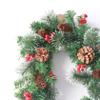 270cm Christmas Vines Wreath for Hanging Above The Door Stairway Hanging Decoration for Commercial and Hotel Courtyard Scene Arrangement (A) view 3
