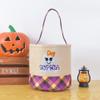 Yunhuy Halloween Bucket Personalized Name Ghost Pumpkin Halloween Basket Trick or Treat Candy Gift Carrying Tote Bag Party Favor Supplies (Style 5) view 1