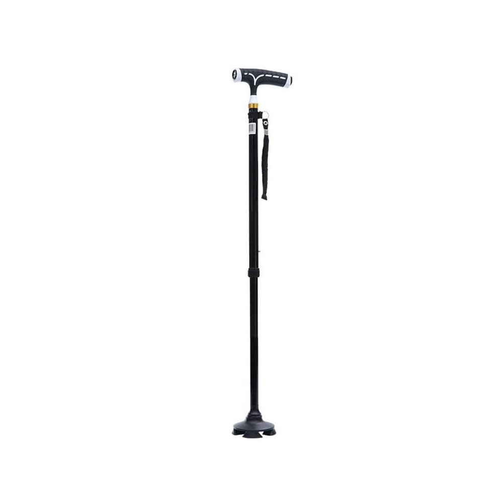 Walking Stick Walking Stick for The Elderly with A Four-Legged, Lightweight, Non-Slip Fracture Cane for The Elderly(A)