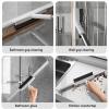 RRRYYYZZ Air Broom as Seen on Tv, 2 in 1 Scrape and Heavy-Duty Stiff Bristle Scrubber Brush Silicone Brooms for Floor Cleaning, Garage Floor Squeegee Cleans Glass,Fine Dust,Hair,Liquids view 4