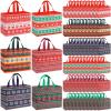 Sanwuta 150 Pcs Sweater Christmas Bags Bulk for Gifts 12.8 x 9.8 x 6.7 in Large Tote Treat Grocery Bags Reusable Non Woven view 1