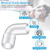 Anglechic 4 Pack CPAP Elbow Connectors, 90 Degree Medical Grade Universal CPAP Tubing Elbow Ensure Streamlined Connection Between Machine and Hose, 22mm ID, 22mm OD view 3