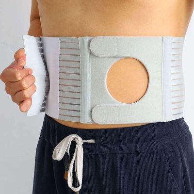 Ostomy Belt, Medical Abdominal Ostomy Suppl, Preventing The Stoma Hernia and Reinforce Ostomy Wraps for Colostomy & Ileostomy Bag Holder Post Operative Care, Fit for Men & Women(Upgraded16cm,Medium)