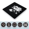 Alaskan Malamute Dog Running Digital Bathroom Scale for Body Weight Lighted LCD Display Round Corner view 3