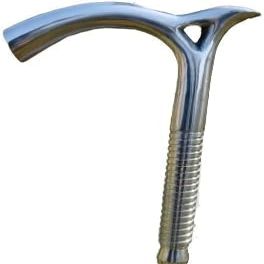 Aluminum Walking Stick, Hiking and Camping Staff, Outdoor Safety Support for Men and Women