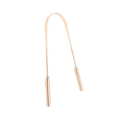 Mayatras Pure Copper Tongue Scraper Durable Metal Oral Hygiene Tool with Anti-Slip Grip Reusable & Travel-Friendly Tongue Cleaner for Daily Care