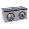Companion urn for parents Double urn for marriage couple two boxes for ashes Casket for two persons (Design 2 + Plaques) view 1