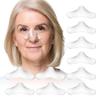 10 Pack CPAP Nose Pads, Reusable CPAP Nose Cushion for Most Masks, Silicone Gel Nasal Pads & Cushion, Relieves Pressure, Redness & Skin Irritation, Give Excellent Protection - Trim for Custom Fit view 1