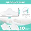 10 Pack CPAP Nose Pads, Reusable CPAP Nose Cushion for Most Masks, Silicone Gel Nasal Pads & Cushion, Relieves Pressure, Redness & Skin Irritation, Give Excellent Protection - Trim for Custom Fit view 2