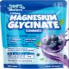 Magnesium Glycinate Gummies 2150 mg with Melatonin 5mg for Adults Sleep Support, Stress Relief, Blueberry Gummies 90 CT view 1