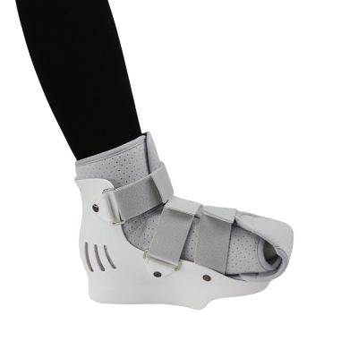 SFKLYU Ankle Stabilizer Brace, Adjustable Leg Support Brace, Sleeping Drop Foot Support Suitable for Bone Fixation or Support in Case of Fracture,Left,L