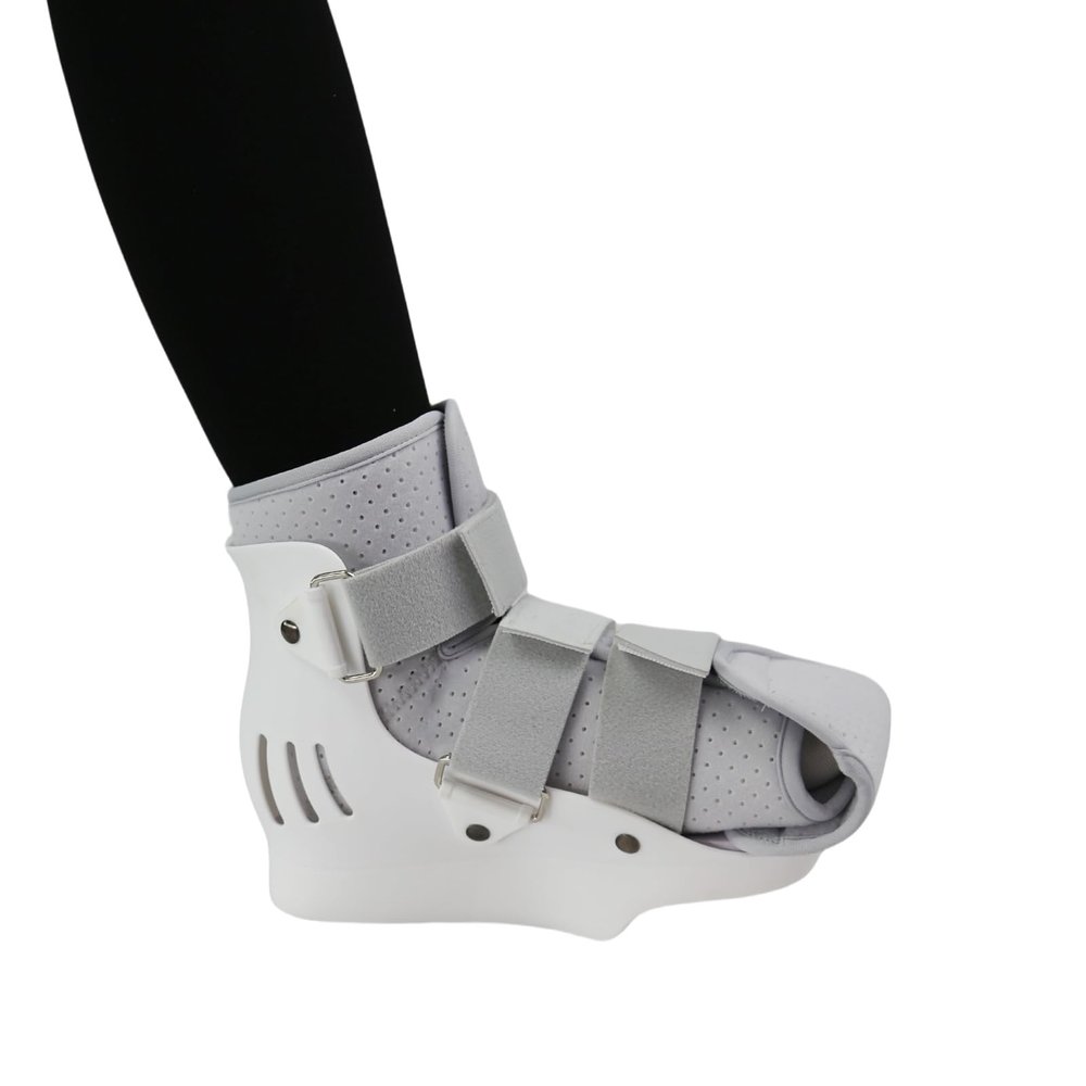 SFKLYU Ankle Stabilizer Brace, Adjustable Leg Support Brace, Sleeping Drop Foot Support Suitable for Bone Fixation or Support in Case of Fracture,Left,L