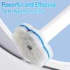 Ucaimao 80 PCS Disposable Toilet Brush Cleaner RefillsToilet Bowl Brush Handle Refills Cleaning System Replacement Heads Cleaner Pads for Bathtub Wash Basin (Only RefillsOnly Fits Ucaimao) - White view 3