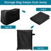 Mobility Scooter Cover, Waterproof Wheelchair Storage Cover for Travel Scooter Weather Electric Chair Heavy Duty 190D Oxford Fabric Rain Protector from Dust Snow Rain Sun Rays(170X61X117cm) view 4
