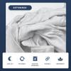 Angel-in-Armor White T-Shirt Rags 25lb Bulk Box of Recycled Cotton Knit Shop Rags (325 Units) Low Lint Cleaning Cloths for Mechanics, Oil Changes, Industrial and Commercial Use view 2