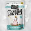 Lentil Telepathy Sea Salt & Vinegar Crunchy Whole Lentil Snack, OIL FREE, Never Fried, Plant Based, Gluten Free, 4 oz Bags, 3 Pack view 3
