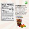 Fun Fruit Sour Gummy Candy - Assorted Fruit Rounds, Bold & Tangy Chewy Snacks, Halal Certified & Fat Free, 6 oz Cups (Pack of 14) view 4