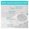 12Pcs Mop Pads, Compatible For Shark,S8201 S8001 S7001 S7201 S7000AMZ S7000 S7005 S7020 S7001C Steam Mop, Steam & Scrub All-in-One Scrubbing view 2
