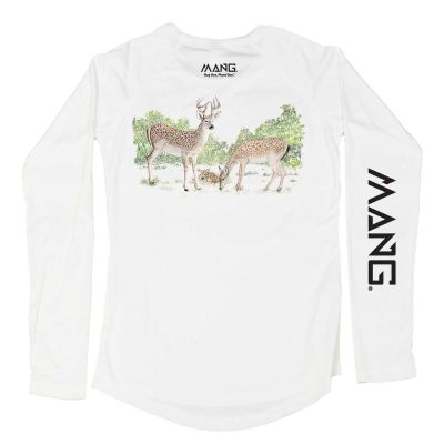 MANG Key Deer Deerfield LS Lycra White L