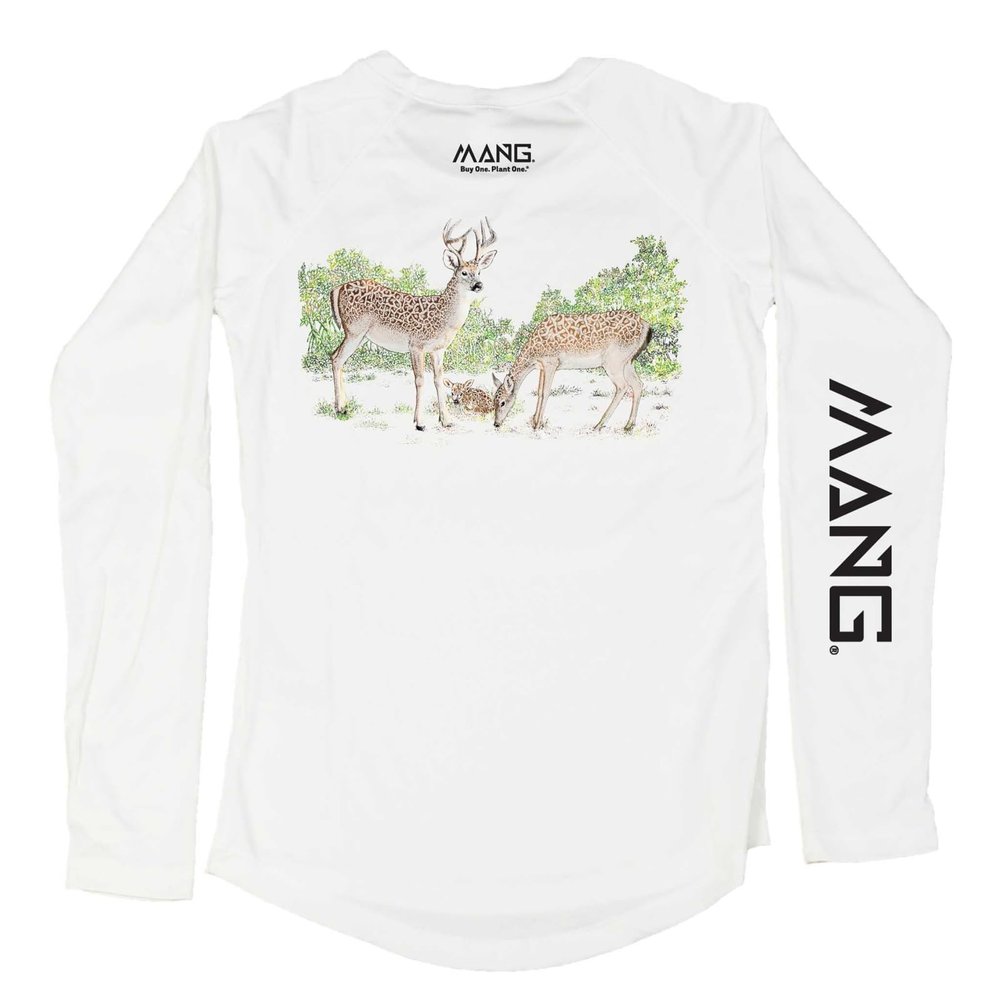 MANG Key Deer Deerfield LS Lycra White L
