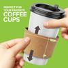 2000 Count Cup Sleeves 10-24 oz Recyclable Insulating Sleeves for Everyday Use, Caterers, and Shops view 2
