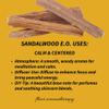 Sandalwood Essential Oil 5ml 100% Pure Santalum Album Steam Distilled GC/MS Tested Soft, Woody & Grounding Aroma Therapeutic Quality Fleur Aromatherapy view 3