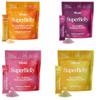 Blume SuperBelly Gut Health + Hydration, Daily Sugar Free Probiotics, Prebiotic Fiber, and Electrolytes Powder Packets for Digestion Support, Variety Pack - Strawberry, Aai, Mango, Lemon, 60 Sticks view 1