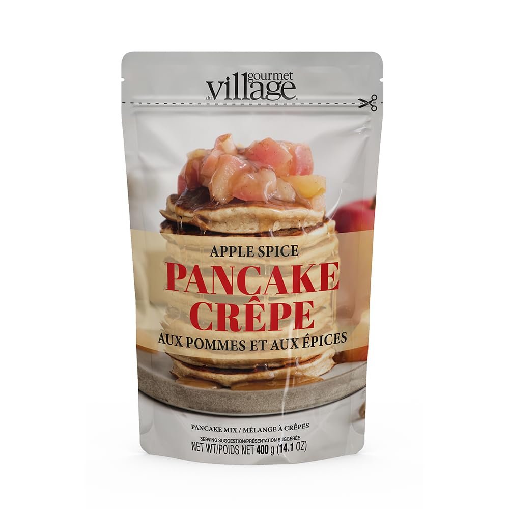 Gourmet Du Village Apple Spice Pancake Mix, 400 g (14.1 oz.)