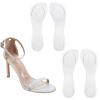 2 Pair Gel High Heel Inserts for Women, 3/4 Length Clear Shoe Inserts for Women, Comfort Pads Non-Skidding Adhesive Shoe Support Cushion Insoles for High Heels for Sandals Flats Boots Pumps view 1