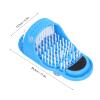 1 Pair Shower Foot Scrubber, Foot Massager Slipper Feet Cleaning Brush with Suction Cups for Unisex Adults Cleaning Feet view 2