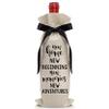 Funny Black Bow Ribbon Housewarming Wine Bag First New Home Realtor Client Gifts for Women Men Friends Coworkers Teacher Pairs Well with Moving Housewarming Party Decorations House Warming Gift - A23 view 1