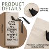 Funny Black Bow Ribbon Housewarming Wine Bag First New Home Realtor Client Gifts for Women Men Friends Coworkers Teacher Pairs Well with Moving Housewarming Party Decorations House Warming Gift - A23 view 2
