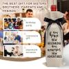 Funny Black Bow Ribbon Housewarming Wine Bag First New Home Realtor Client Gifts for Women Men Friends Coworkers Teacher Pairs Well with Moving Housewarming Party Decorations House Warming Gift - A23 view 4