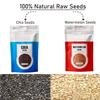 26.45oz All Raw Seeds Combo Pack of 6-750g | Chia, Pumpkin, Sunflower, Flax, Watermelon & Basil 125g Each | Mix Superfoods for Eating Rich in Antioxidants Vitamins & Minerals view 3
