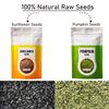 26.45oz All Raw Seeds Combo Pack of 6-750g | Chia, Pumpkin, Sunflower, Flax, Watermelon & Basil 125g Each | Mix Superfoods for Eating Rich in Antioxidants Vitamins & Minerals view 4