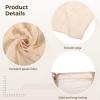 100 Pcs Khaki Tan Wrinkled Cheesecloth Napkins, 20 X 18 Inches Semi-Transparent Dinner Cloths for Special Occasions view 2