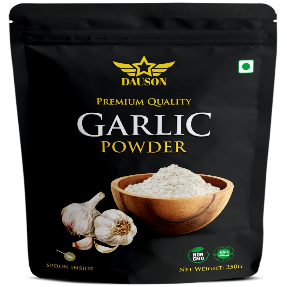 100% Pure Garlic Powder | Finely Ground Garlic Seasoning, Natural Spice for Cooking, Marinades, Sauces & Everyday Kitchen Use (8.82 Oz)