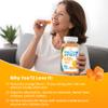 (2 Pack) Calcium Citrate 1200 mg Gummies with Vitamin D3, High Absorption Calcium Supplements for Women & Men, Sugar Free, Non-GMO, Gluten Free, Supports Muscle & Immune - Orange Flavor view 4