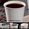 1000 Pack Paper Cups (12 & 16 oz), Disposable Coffee Cups, Paper Coffee Cups, White Hot & Cold Drinking Cups for Water, Juice, or Tea, For Office Parties, Home Trips (16oz) view 4