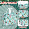 Sanwuta Christmas Bags Bulk for Gifts 12.8 x 9.8 x 6.7 in Large Tote Treat Grocery with Handles Reusable Non Woven Pocket(90 Pcs) view 3