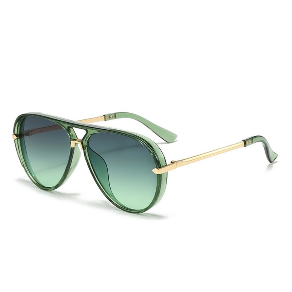 SightPerk Cat Eye Reading Sunglasses, UV Protection, Tinted Lens, Unisex, Full Rim (Green & Green, 4, x)