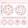 Wiooffen 48 PCS Bow Cowgirl Paper Plates Cowgirl Pink Bow Party Dessert Dinner Plates Western Party Tableware for Girl Bachelorette Birthday Parties Decorations Supplies view 2